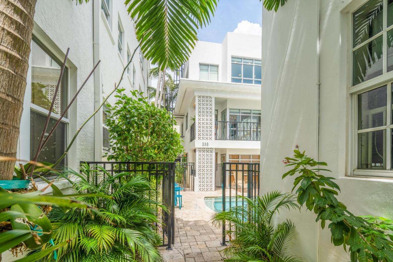 Fountain Condo 2 Story Pool Bbq Balcony Miami Beach Exterior photo